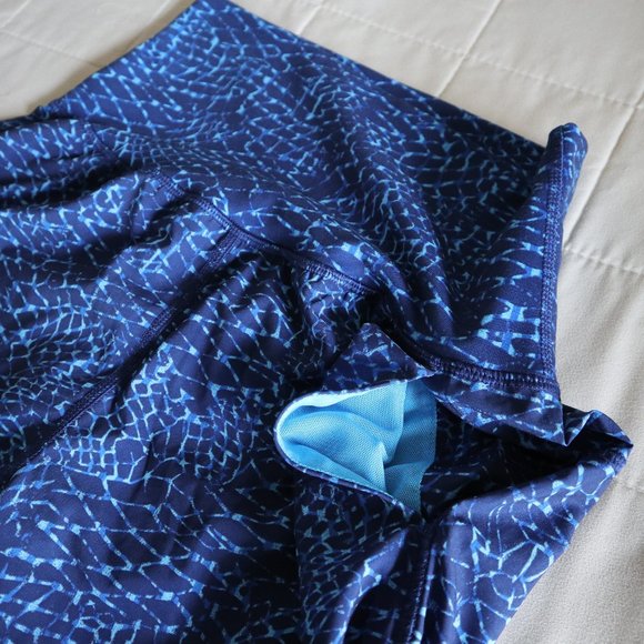 Blue Pattern Lululemon Lightweight High Rise Pants - Picture 5 of 7